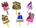 Editable Graduation Fan Template – Custom Photo Grad Fan Canva Design for Class of 2026