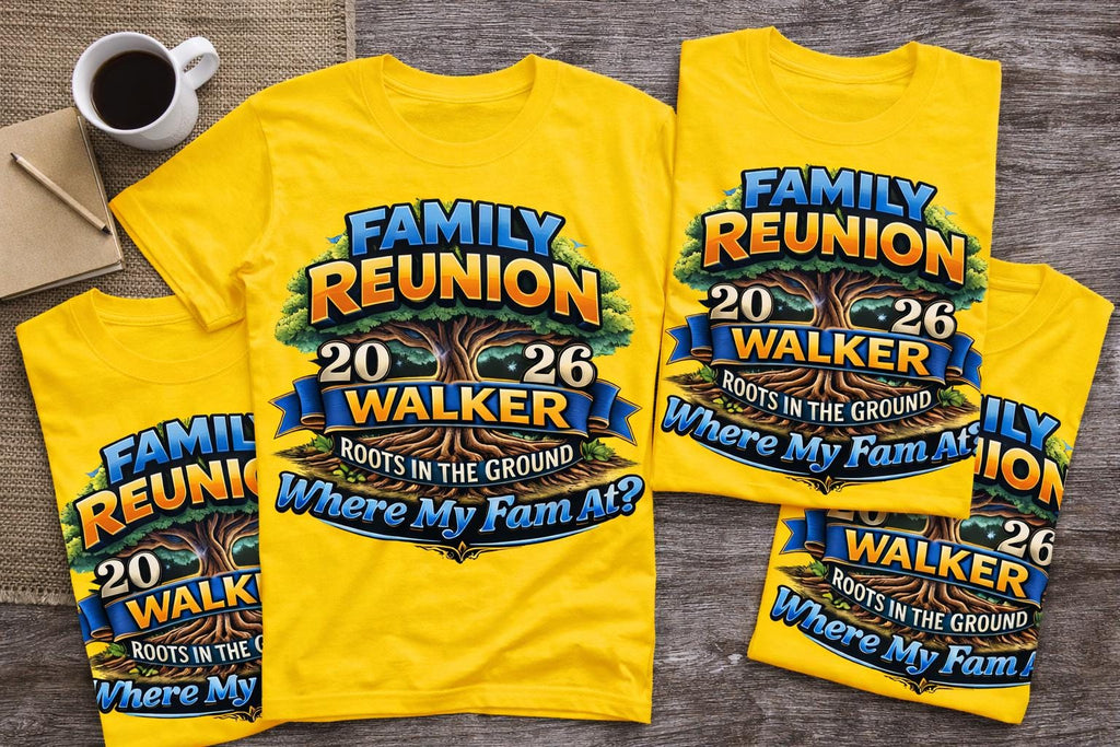 Custom Family Reunion 2026 Shirt, Custom Family Reunion T-Shirt, Roots In The Ground Tee, Personalized Reunion Shirts, Where My Fam At