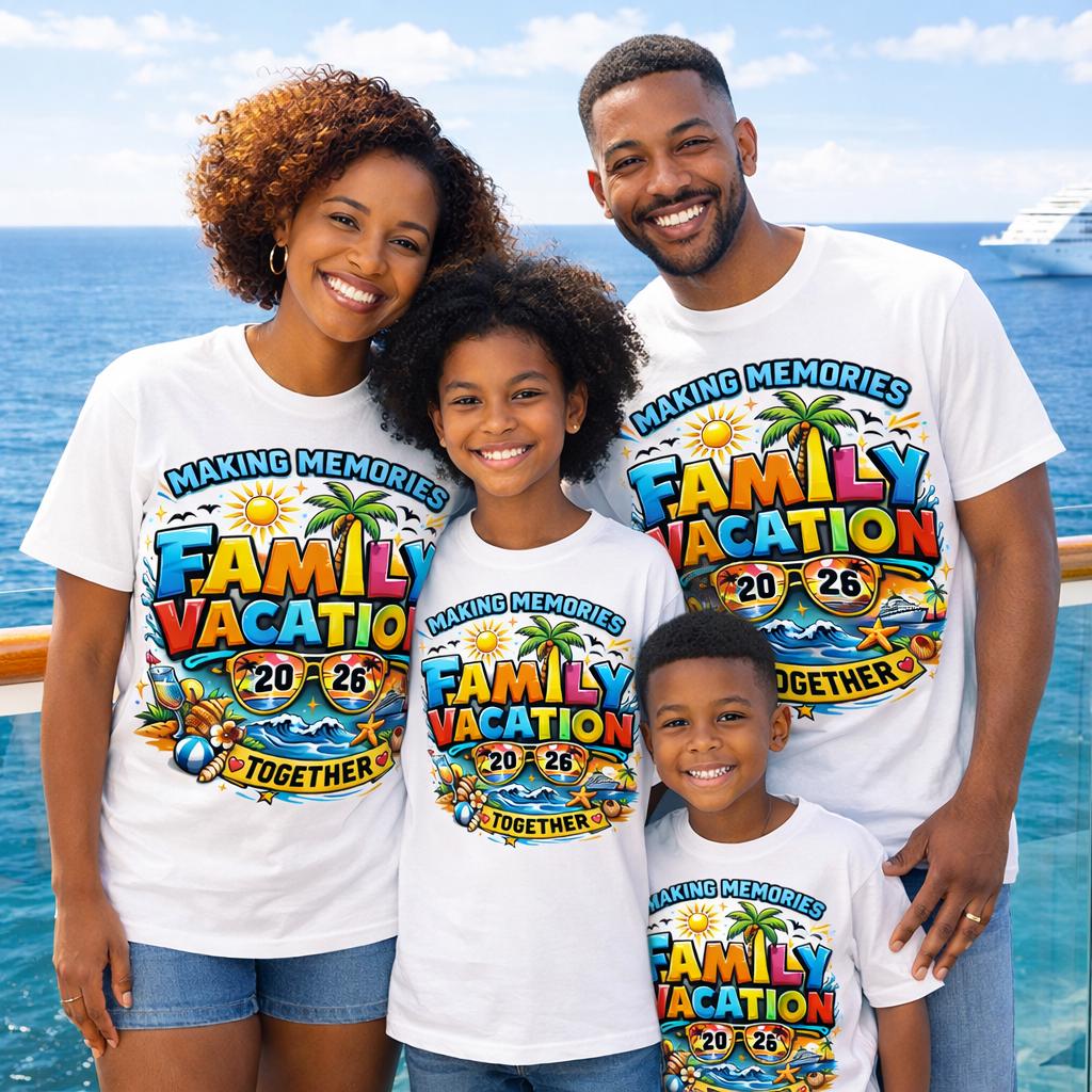 Custom Cruise Shirts 2026 | Family Cruise T-Shirts | Matching Vacation Shirts | Cruise Squad Shirts | Personalized Cruise Trip Tee