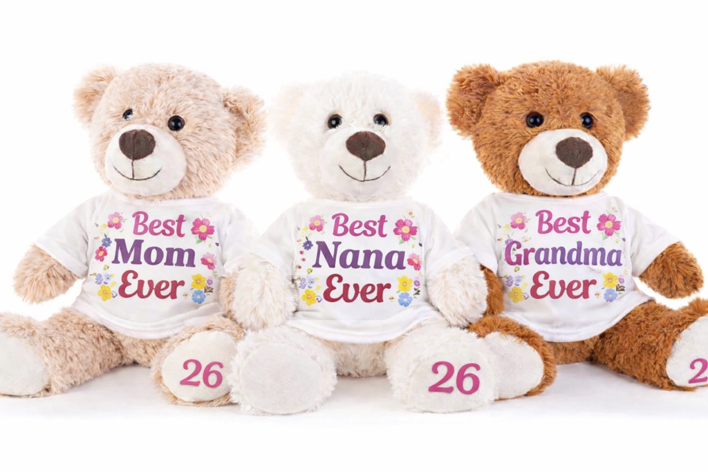Custom Mother’s Day Teddy Bear with Voice Message | Personalized Gift for Mom, Grandma, Nana