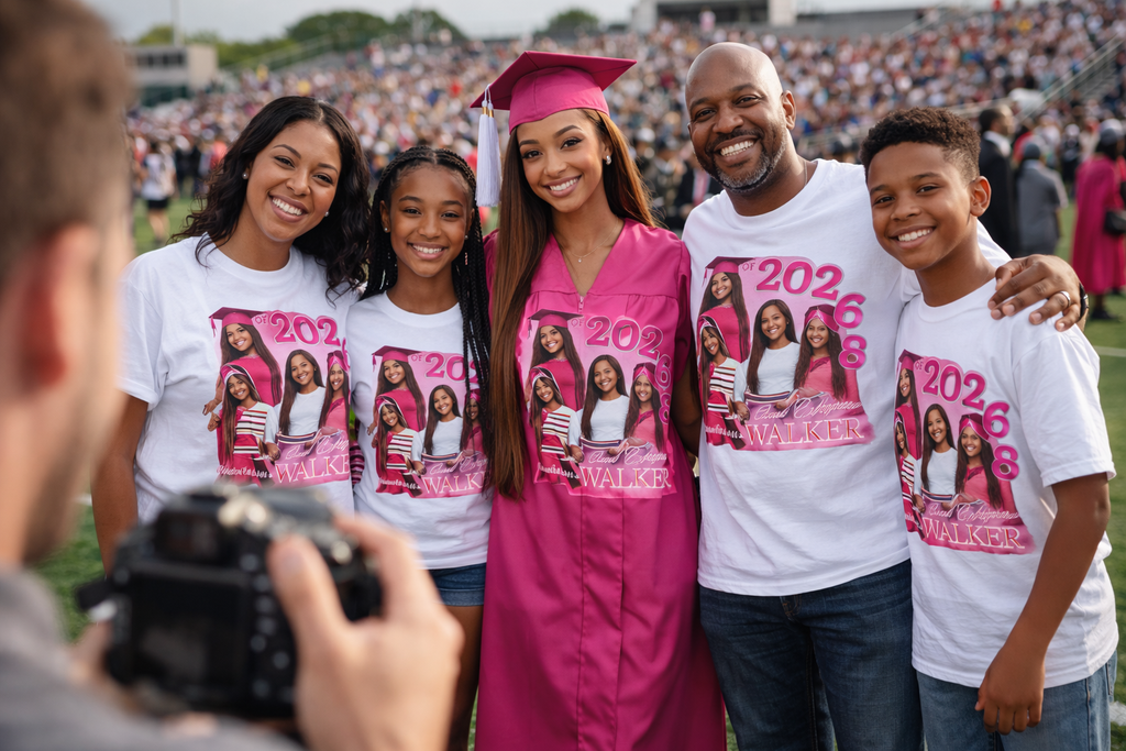 Editable Graduation T-Shirt Bundle Templates – Canva Grad Shirt Designs for Class of 2026