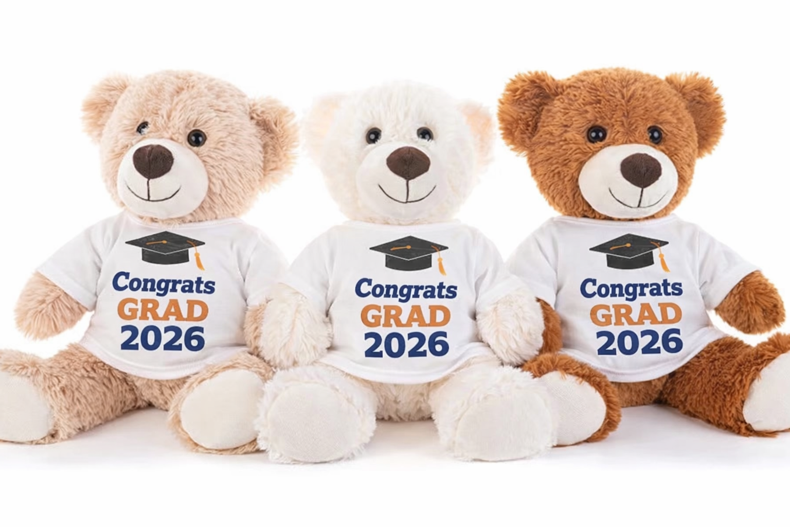 Custom Graduation Teddy Bear – Personalized Grad Bear Keepsake Class of 2026 🎓🐻