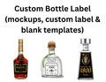 Custom Father's Day Liquor Bottle Label Template | Personalized Whiskey, Bourbon & Spirit Bottle Gift