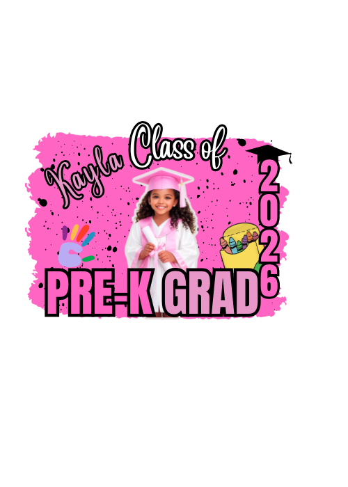 Editable Pre-K Graduation Shirt Template Bundle – Class of 2026 | 15 Designs | Canva Template for Crafters & Moms