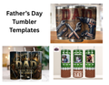 Father’s Day Tumbler Designs Bundle | 20oz Skinny Tumbler Wrap PNG Files