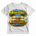 Family Fun Day Editable Template | Personalized Family Reunion Design with Custom Last Name