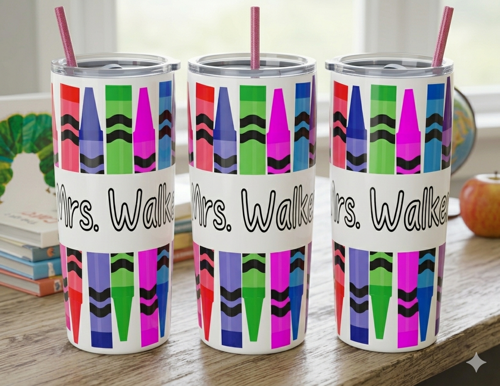 Teacher Appreciation Tumbler Templates (20oz Wrap Designs)