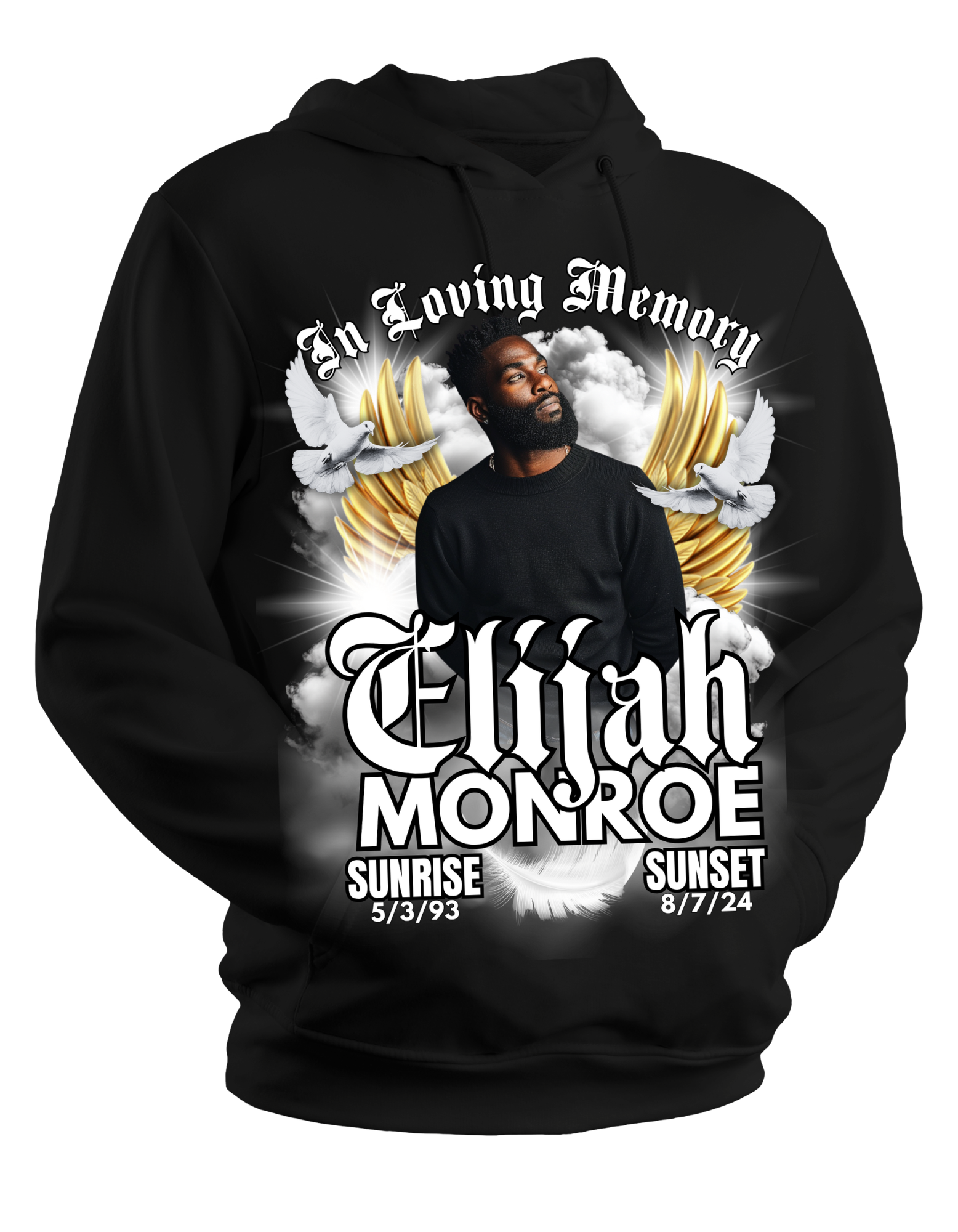 Editable Memorial T-Shirt Templates in Canva | DIY Funeral & Celebration of Life Shirt Designs