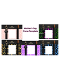 Mother’s Day Purse Template Bundle (5 Designs) | Editable Canva Templates for Crafters | DIY Gift Favor Templates