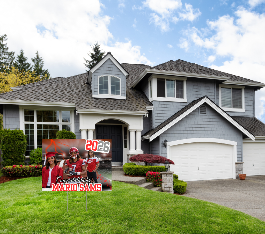 Editable Graduation Yard Sign Templates – Custom Grad Canva Designs for Class of 2026